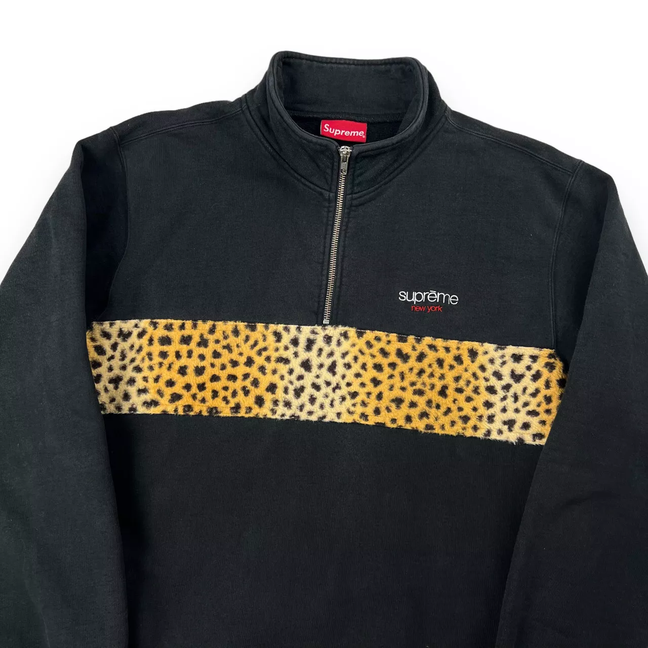 Fermeture éclair 1/4 Supreme Leopard