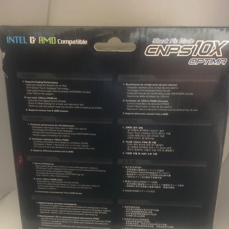 Zalman CNPS10X Optima  CPU Cooler | Intel & AMD Socket 1156/1155/755/FM2/AM3/AM2 - Image 4 of 4