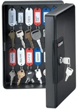 Locking Key Safe 25 Capacity Keybox Locked Metal Hanging Box Car Auto Dealer New