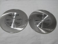 (2) Hitachi 7-1/4 140t Plywood Laminate Saw Blade 5/8 Arbor 140 Tooth Free Ship (2) Hitachi 7-1/4 140t Plywood Laminate Saw Blade 5/8 Arbor 140 Tooth Free Ship