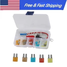 Car Mini 32V Micro2 In-line Fuse Holder Fuse Tap Fuse Puller & Micro2 Fuse Set s