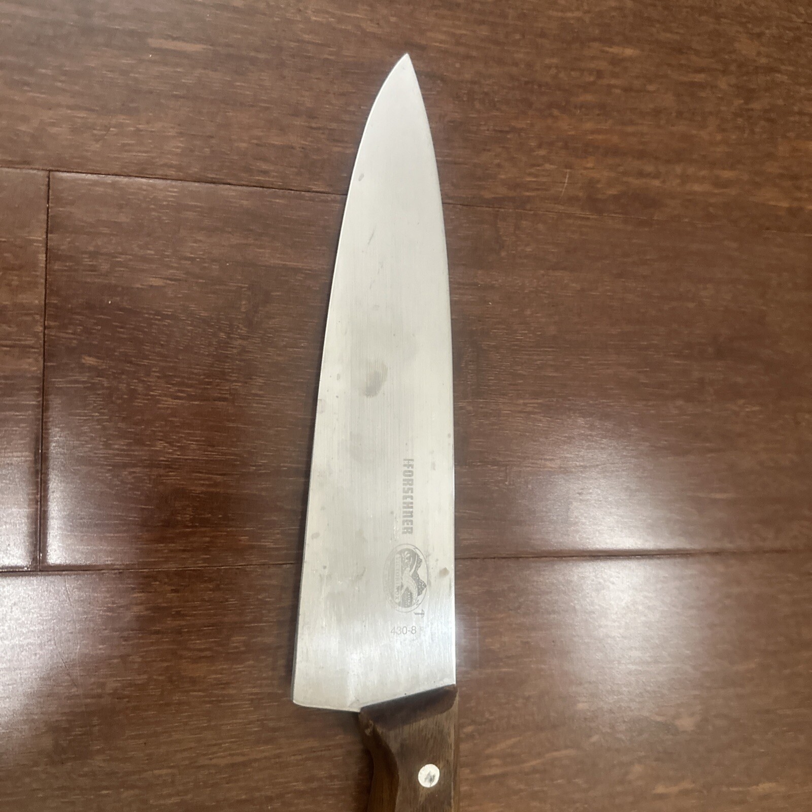 Vintage R.H. FORSCHNER Co. VICTORNOX 8" Blade Chef Knife No. 430-8 Switzerland 