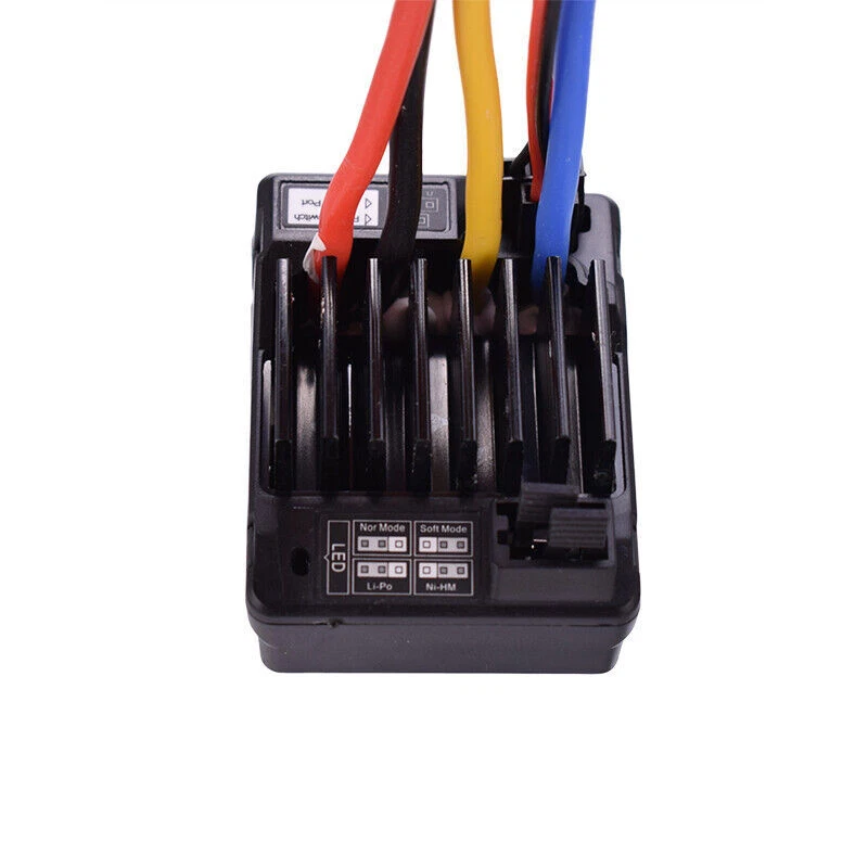 AX-D60A 60A Brushed ESC Waterproof Speed Controller for 1/10 RC Car Truck Boat - Image 2 of 4
