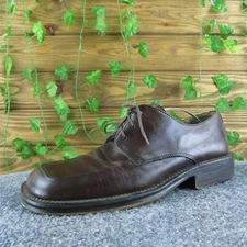 Kenneth Cole Men's New York Derby Oxfords Brown Leather Sz 7.5M Gently Used 2025