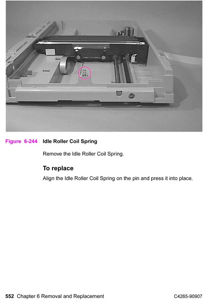 HP LaserJet 8100 / 8150 Series Service Manual(Parts & Diagrams) - Image 2 of 2