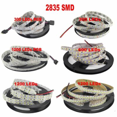 5m 3528 5050 5054 5630 5730 SMD kürzbar Lichtband Schlauch 12V 600 LED Streifen