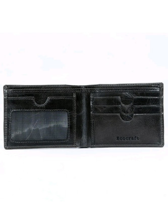 Ecocraft Mens Leather Bifold Wallet