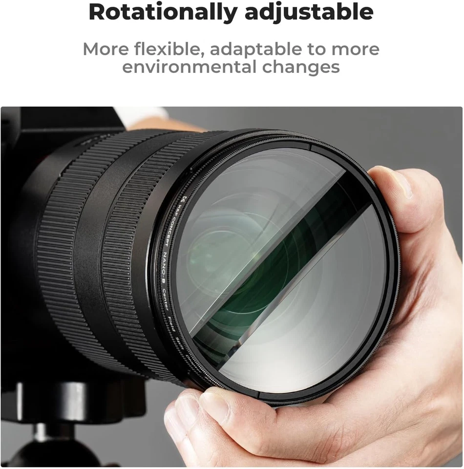 K&F 58/67/72/82mm Centerfield Split Diopter Filter Special Effect Lens Filter - Image 4 of 4