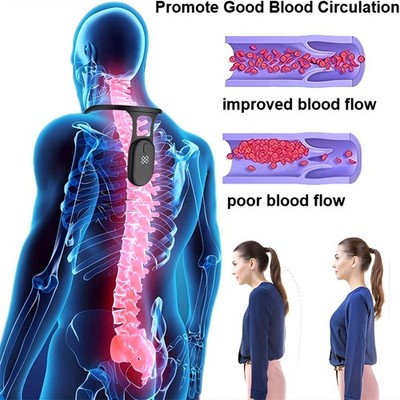 Smart Posture Corrector Rückenhaltungserinnerung Nackenbuckel-Korrektor Echtzeit