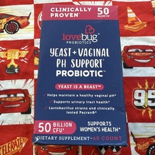 Lovebug Yeast + Vaginal PH Support Probiotic,...