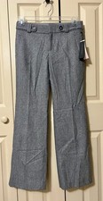 NWT Banana Republic Jackson Fit Size 2P Gray Wool Blend Lined Dress Pants