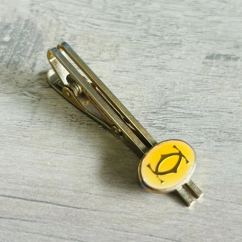 Cartier Puños Gemelos Corbata Pin Set Oro Amarillo Raro Usado Buen Estado De Colección Foto 2 de 4