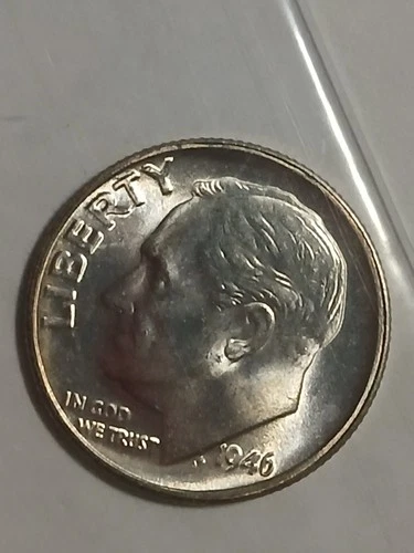 1946 S Roosevelt Dime BU Uncirculated Mint State 90% Silver 10c US Coin