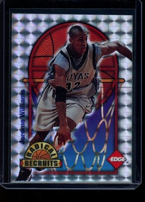 1996 Collector's Edge #23 Jerome Williams Radical Recruits Holofoil #/2500