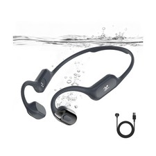 Swimming Bone Conduction Headphones with Night Safety Light, IP68 W... Fast Ship