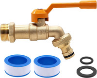 3/4 Zoll Wasserhahn Garten Messing Kugelhahn Aussen Frostsicher -20℃ Auslaufhahn