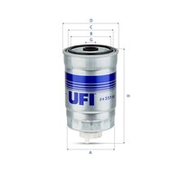 Kraftstofffilter UFI Iveco Daily 1 2 Eurocargo M Zeta Rvi Mascott 24.351.00