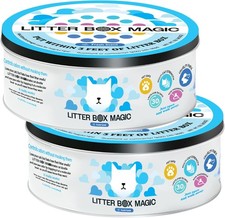 Cat Litter Deodorizer Fresh Scent 16 Oz Pack of 2 Premium Cat Litter Odor