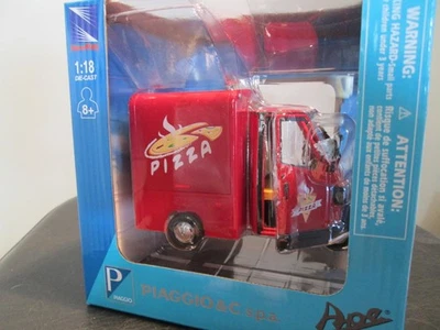 1 : 18 Ape Kasten Piaggio Pizza selten