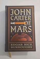 Edgar Rice Burroughs John Carter of Mars Trilogy B N Collectible Leather HC