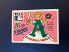 Steve Garvey 1980 Fleer Laughlin 1974 World Series Signed autographed card