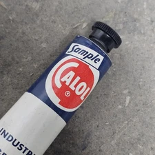 Vintage CALOL standard Grease Sample Tube old gas station oil advertising promo