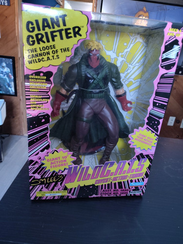Rare 1995 Playmates Wildcats GIANT GRIFTER Action Figure New in Package - Picture 1 of 5