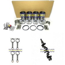 V1405 Rebuild Kit&4pcs Connecting Rod&crankshaft For Kubota Engine X-24 Tractor