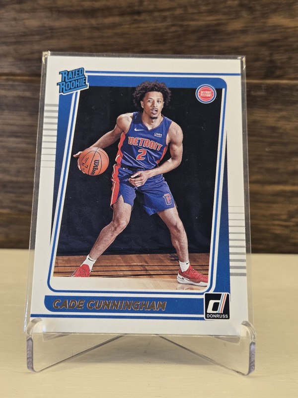 2021-22 Donruss #211 Cade Cunningham Rated Rookie RC Pistons