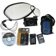 Panasonic LUMIX DMC-LX7 Compact Camera Black w/ Charger, Battery, USB, Case, CD