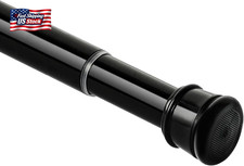 No Sectional Assembly Tension Curtain Rod 56-104 Inch, 1" Diameter Spring Long A