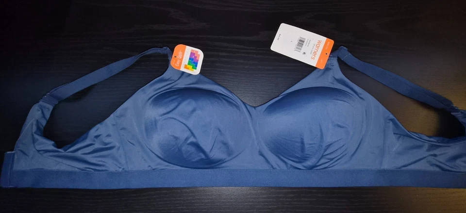 Sujetador para mujer Warners Wireless Lift blanco talla grande sujetador ligero sin costuras Foto 2 de 4