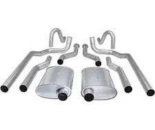 JEGS 30524 Header-Back Dual 2-1/2" Exhaust Kit 409 Stainless Steel