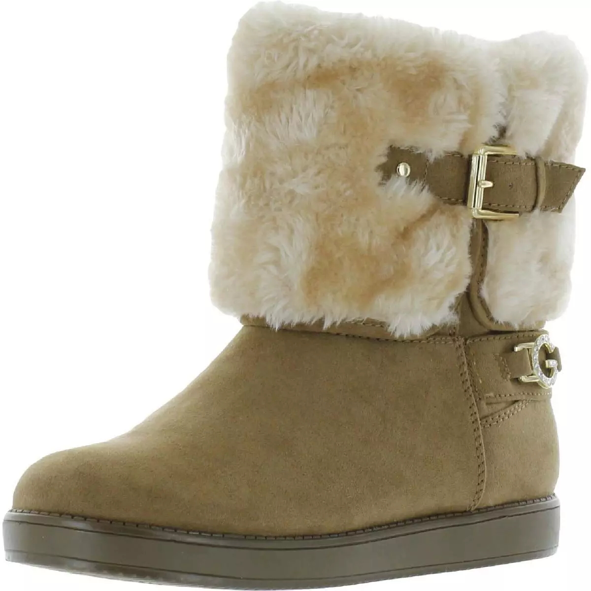Bitter faux sales shearling trim bootie