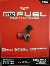 Milwaukee M12 3" Compact Cut Off Tool 12 Volt FUEL 2522-20 NEW