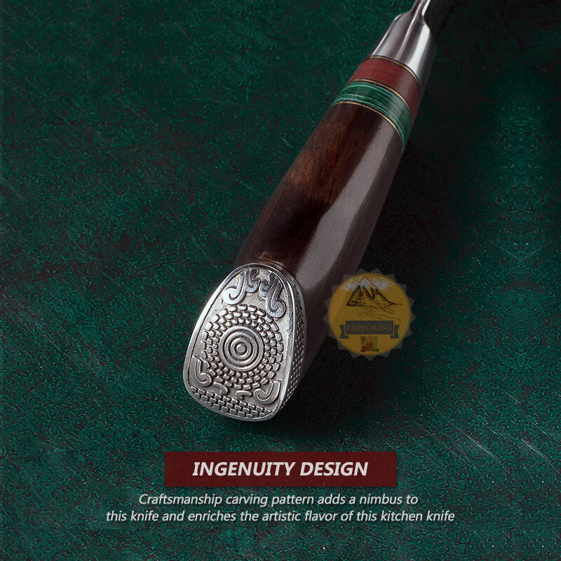 JAPANESE VG10 DAMASCUS KITCHEN MEAT BONE CHOPPING KNIFE CLEAVER BUTCHER