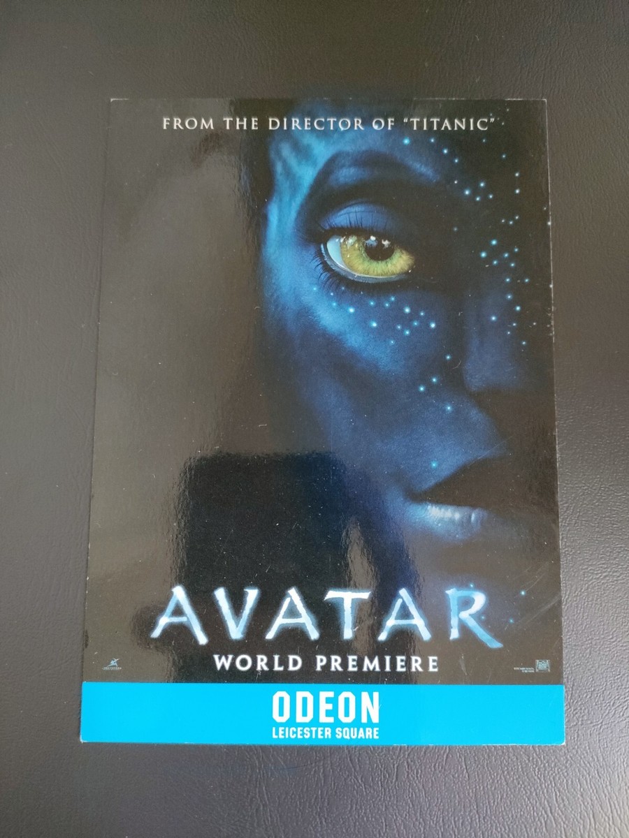 ✔️ Avatar World Premiere Ticket Movie James Cameron Leicester
