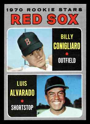 1970 Topps Boston Red Sox Rookie Stars (Billy Conigliaro / Luis Alvarado) #317
