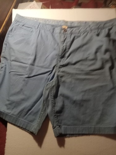 2 Pair Womens Shorts 26w By Faded Glory. Peach Bahama Style & Blue Mid Thigh - Picture 3 of 6