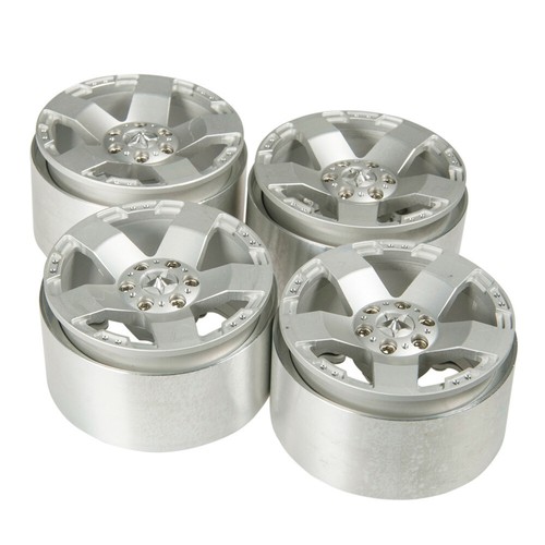 AXSPEED 1/2/4/6Stk RC Alloy 2.2 Beadlock Felgen Wheel Rim Fit 2.2 Reifen tire - Bild 6 von 12