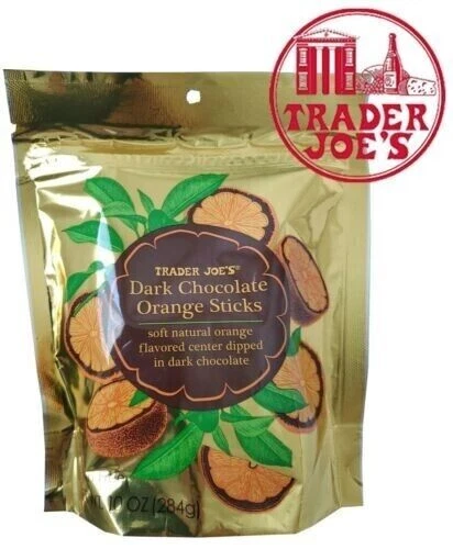 3 Packs Trader Joe's Dark Chocolate Orange Sticks 10 oz Each Pack = 30 oz - Image 2 of 3