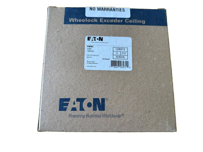 Eaton Wheelock HNWC Fire Alarm Horn Ceiling White (NEW IN BOX)