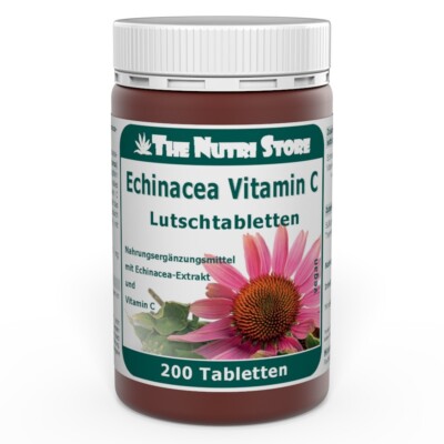 Echinacea Vitamin C vegane Lutschtabletten 200 Stk. - PZN: 18020227
