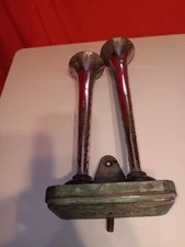 Vintage WOLO Loud Air Horn For Car Or Truck Double Horn Works .