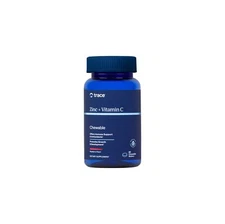 Trace Minerals Zinc Plus Vitamin C - Chewable Multivitamin for Enzyme Functio...