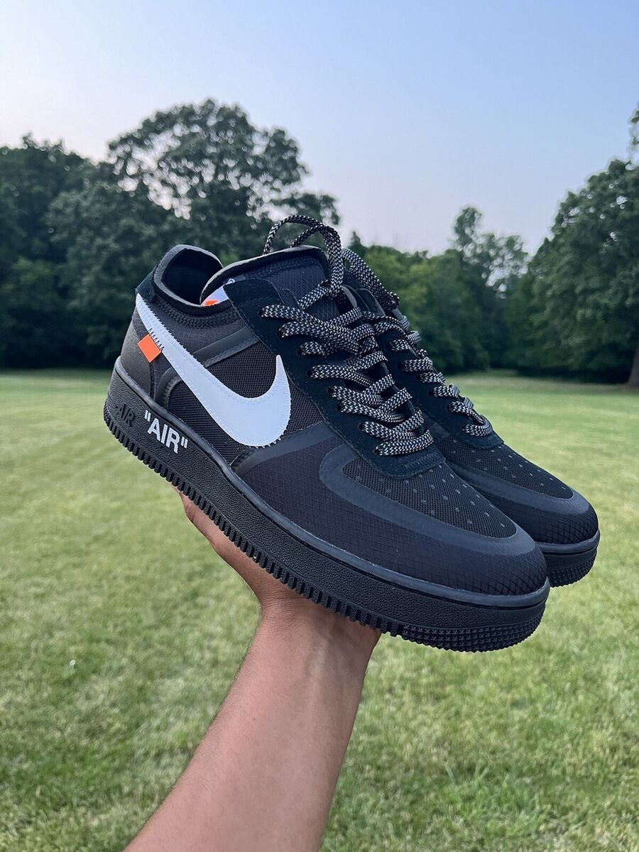 Mens Nike Air Force 1 Low x Virgil Abloh 'Black' Offwhite | eBay Mens Nike Air Force 1 Low x Virgil Abloh 'Black' Offwhite | eBay