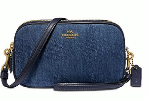 coach denim crossbody