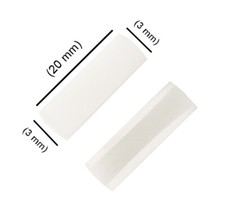 Pair of Replacement Nylon Plastic Jaws for Flat Nose Pliers Jewelry Tool