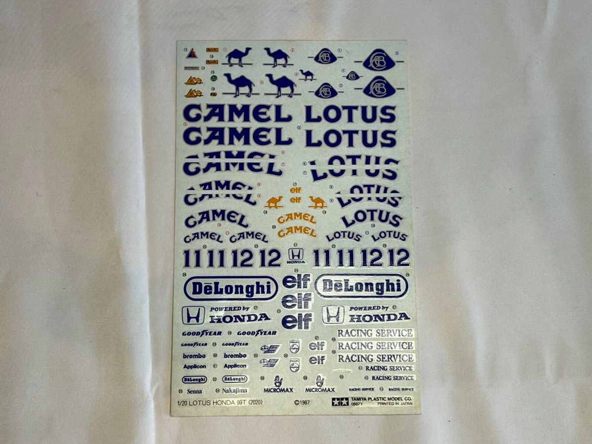 マイgood TAMIYA 1/20 Lotus Honda 99T 1987 Ayrton Senna F1 Model Car