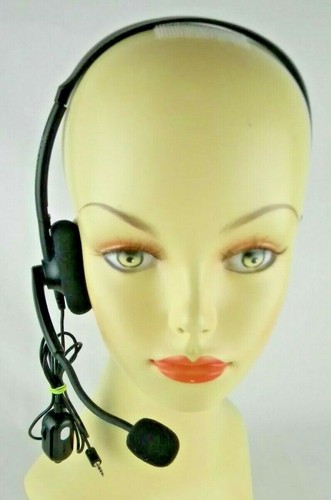 Microsoft Xbox 360 Wired Black Headset With Boom Microphone Free Shipping EUC - Picture 12 of 12